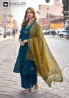 Varuni By Kadlee Dhabu Cotton Kurti With Bottom Dupatta
